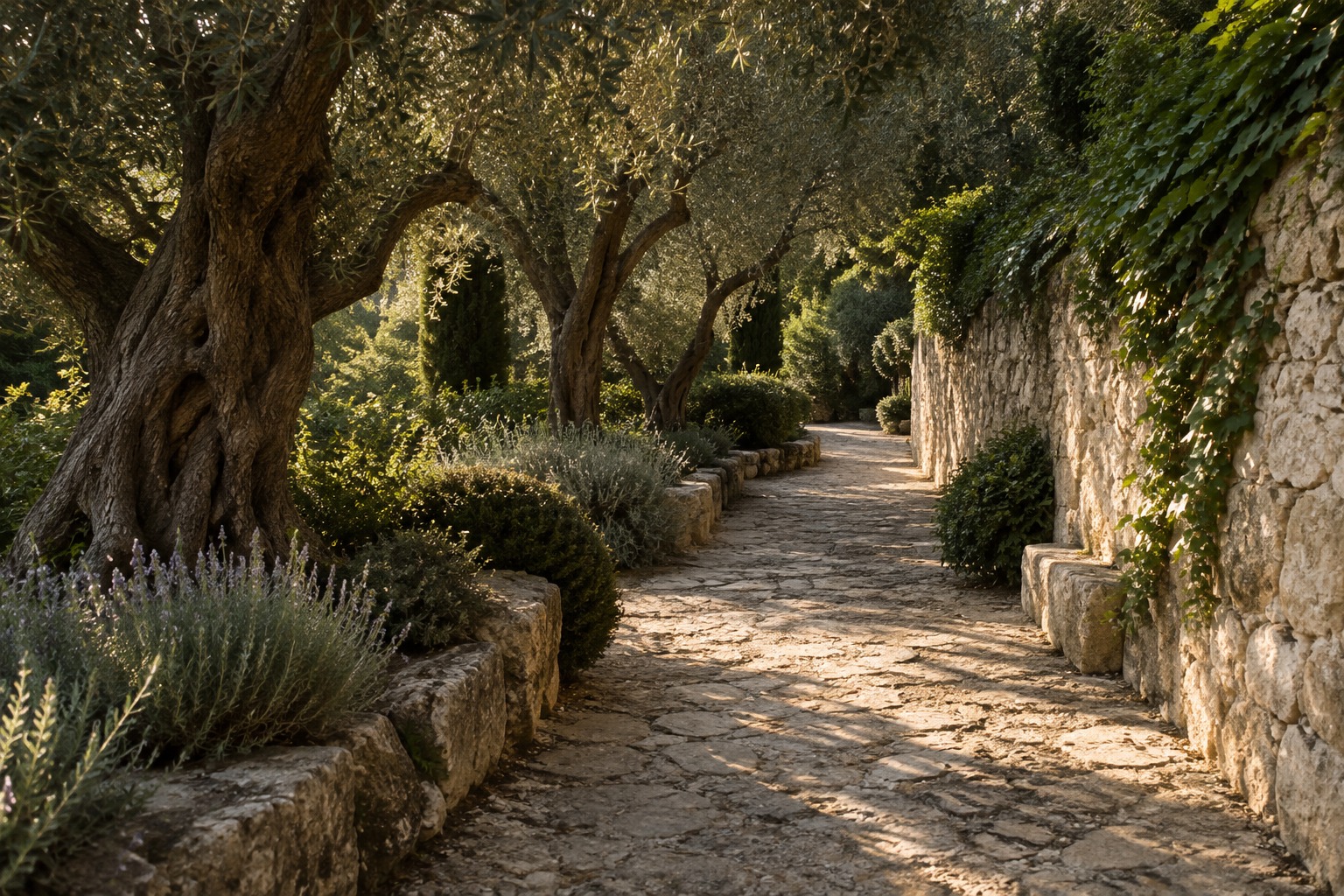 Mediterranean landscape and architecture